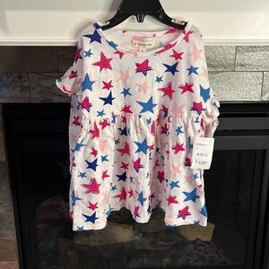 Tucker + Tate Long Sleeve Galaxy Stars Dress Size 2